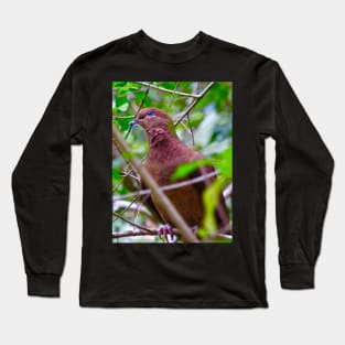 The Brown Cuckoo Dove Long Sleeve T-Shirt